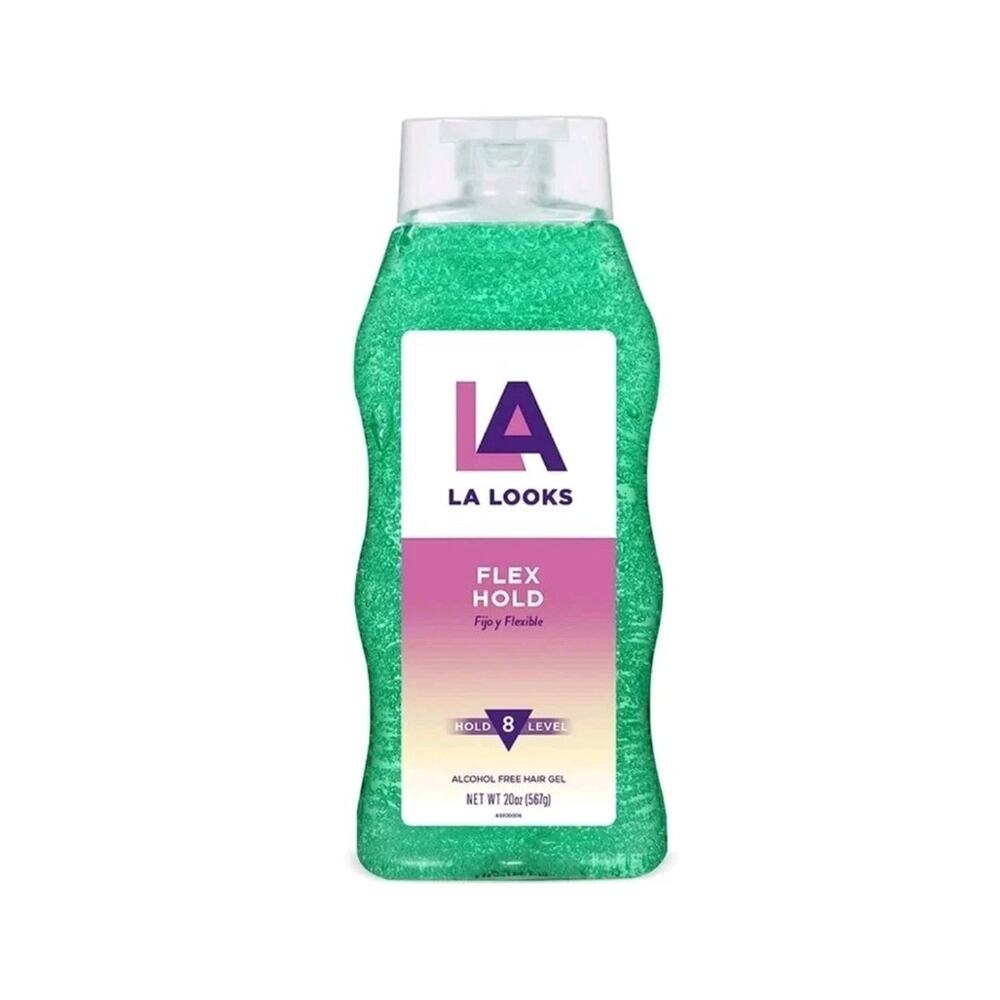 LA Looks Flex Hold Alcohol Free Hair Gel - Hold Level 8 - 20 oz
